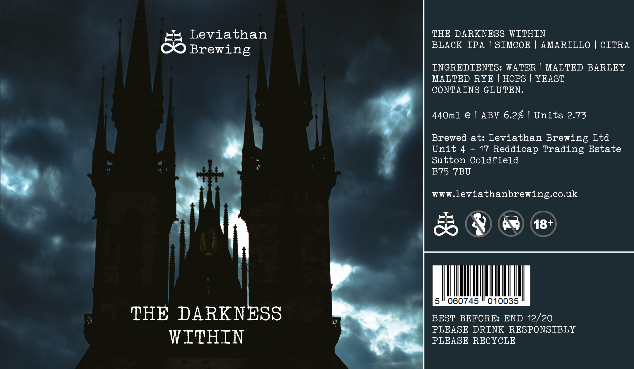 the darkness within 440 ml
